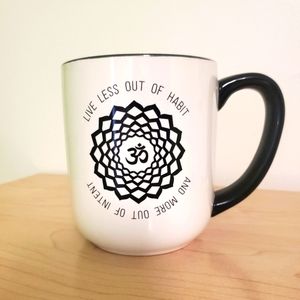 OM Symbol Ceramic Coffee/Tea Mug - 10 Strawberry Street Mug
